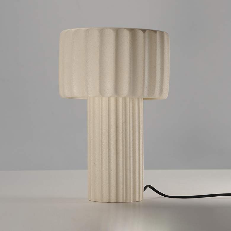 Image 2 ET2 Delphi 13 3/4" Sandstone Table Lamp more views