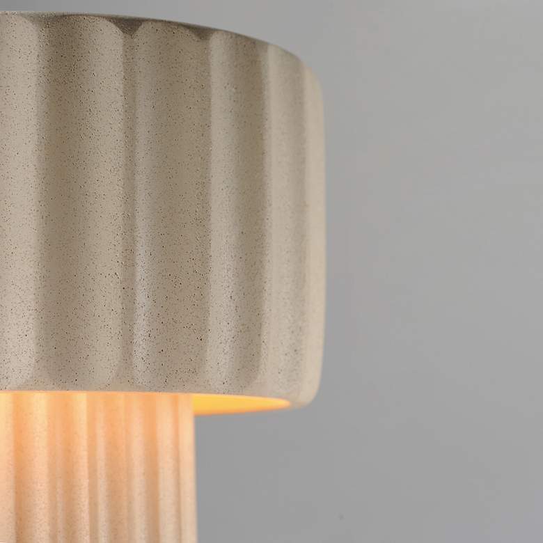 Image 4 ET2 Delphi 13 3/4" Sandstone Table Lamp more views