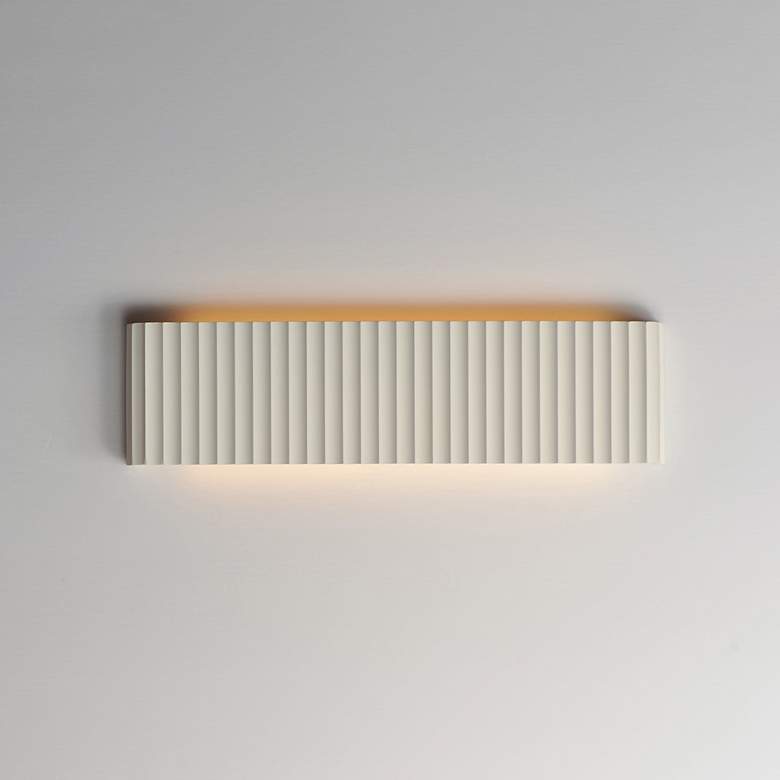 Image 3 ET2 Delphi 24" Chaulk WhiteLED Wall Sconce CCT Select more views