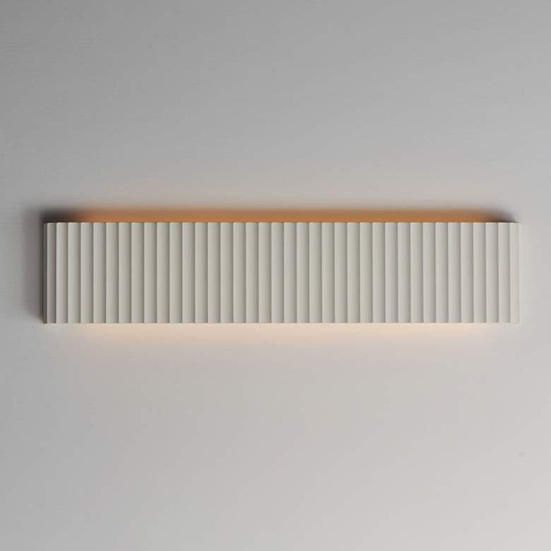 Image 3 ET2 Delphi 30" Wide Chalk White LED Bath Light more views