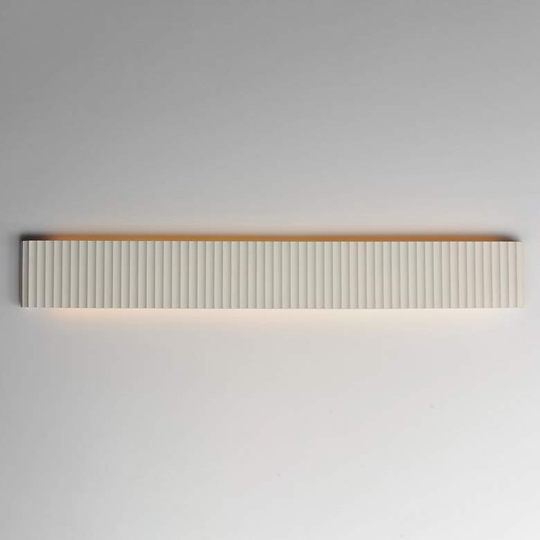 Image 3 ET2 Delphi 47.5" Chaulk White LED Wall Sconce CCT Select more views