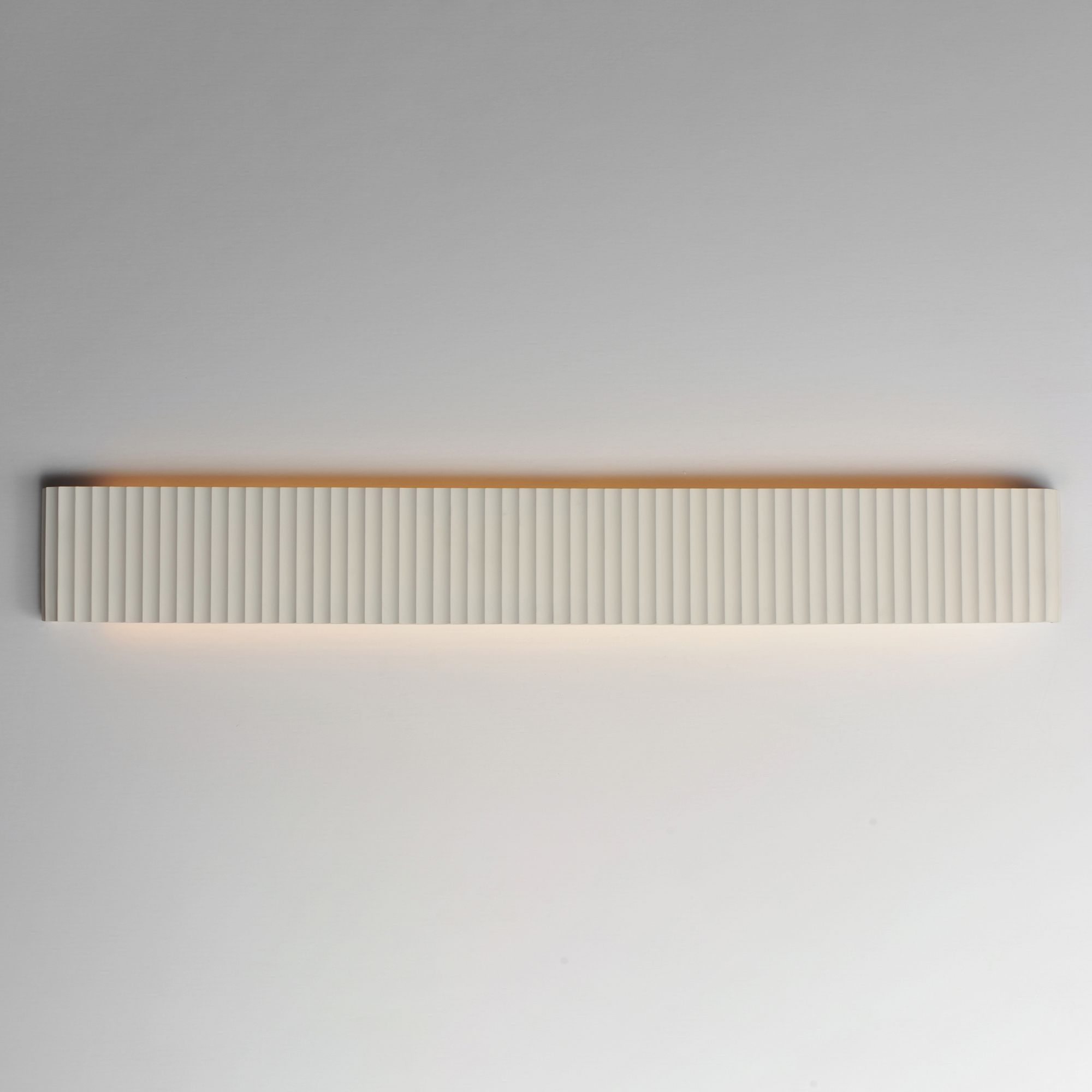 Image 3 ET2 Delphi 47 1/2" Wide Chaulk White LED Vanity Bath Light more views