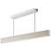 ET2 Delphi 47 1/4" Wide Chalk White LED Island Pendant