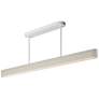 1_ET2 Delphi 61 1/4" Wide Chalk White LED Linear Pendant