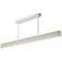 ET2 Delphi 61 1/4" Wide Chalk White LED Linear Pendant