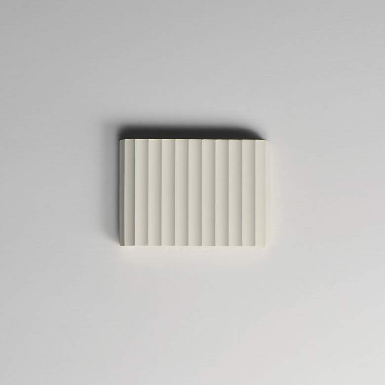 Image 2 ET2 Delphi 9" Chaulk White LED Wall Sconce CCT Select more views
