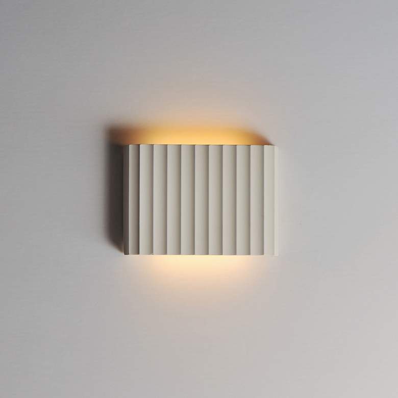 Image 3 ET2 Delphi 9" Chaulk White LED Wall Sconce CCT Select more views