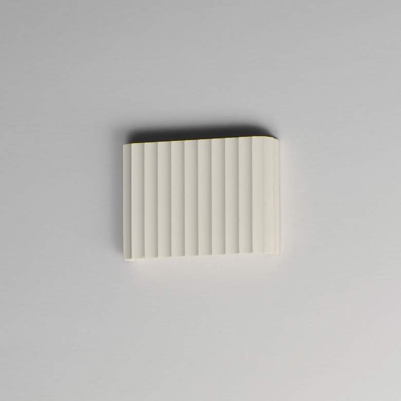 Image 4 ET2 Delphi 9" Chaulk White LED Wall Sconce CCT Select more views