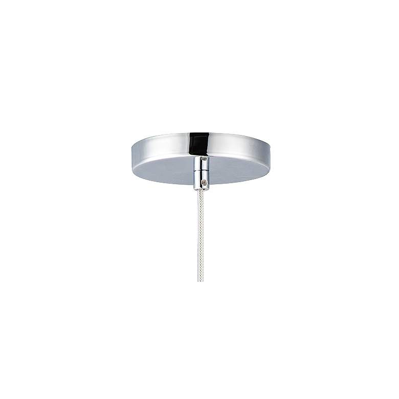 Image 3 ET2 Deuce 6 3/4" Wide Smoke Glass LED Mini Pendant Light more views
