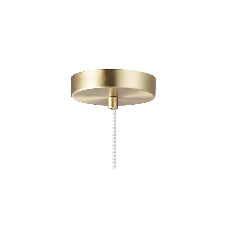 Image 3 ET2 Deuce 7 3/4" Wide Clear Glass LED Mini Pendant Light more views