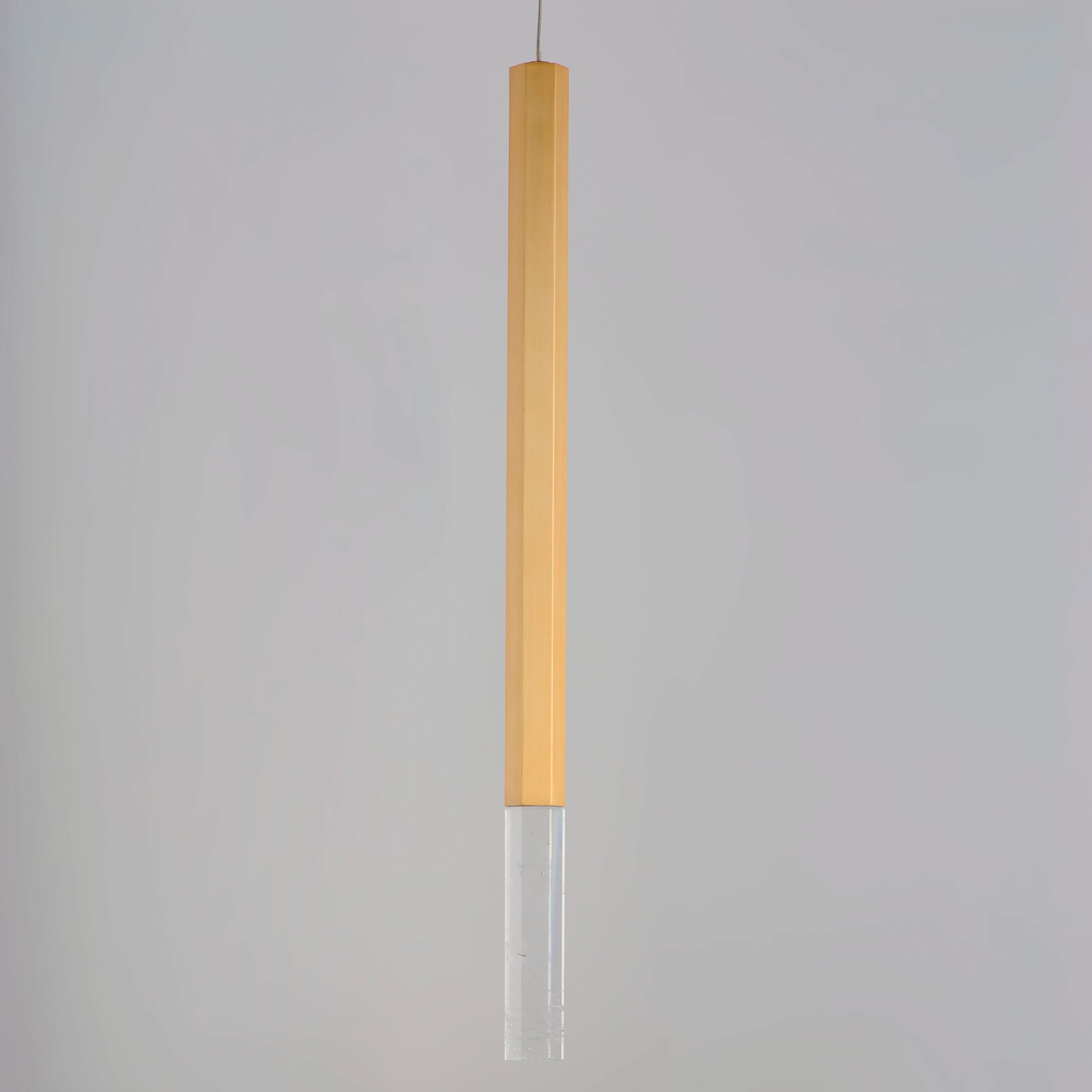 Image 2 ET2 Diaphane 1 1/2" Wide Gold LED Mini Pendant more views