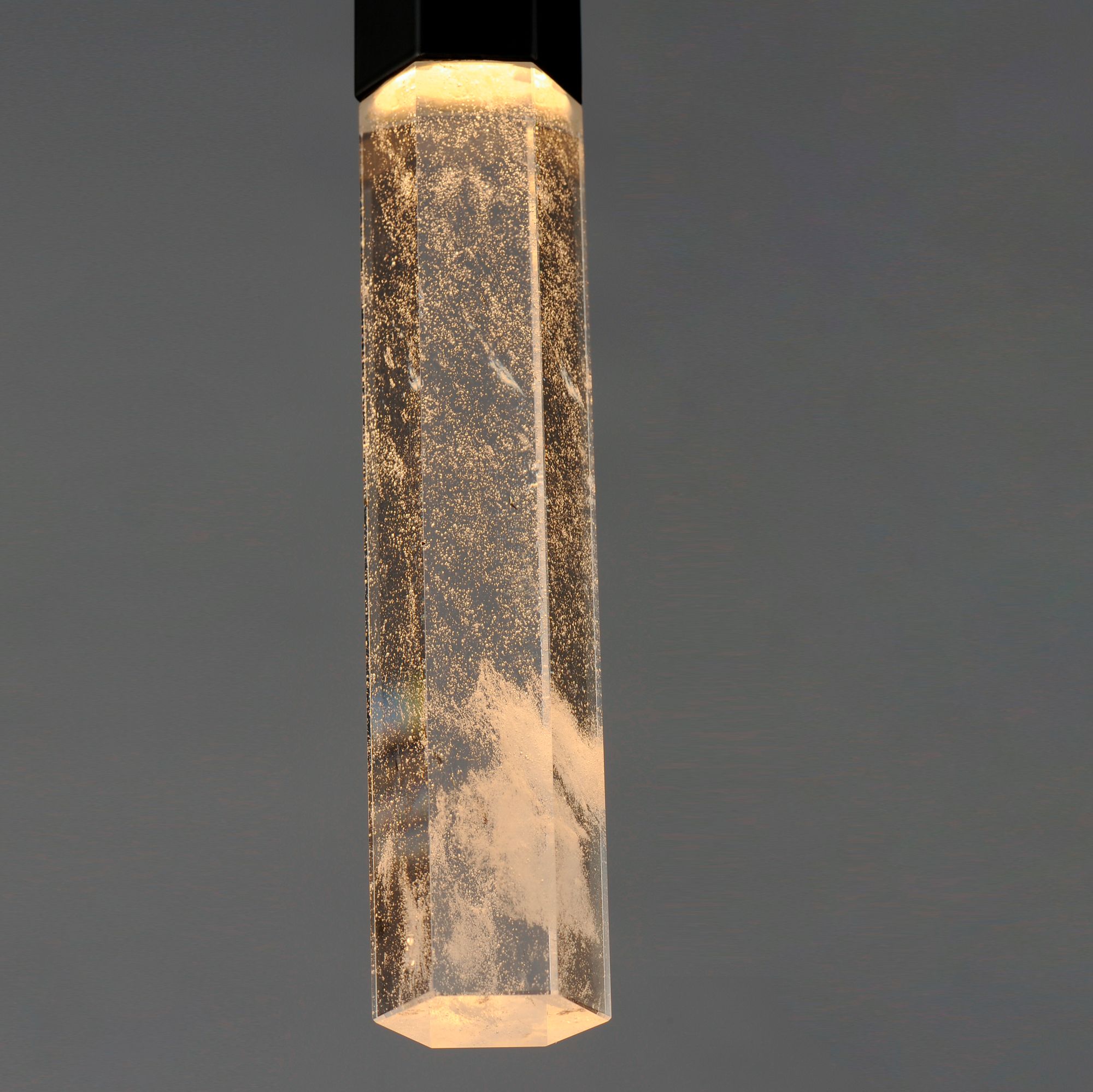 Image 2 ET2 Diaphane 1 1/2" Wide Matte Black LED Mini Pendant more views