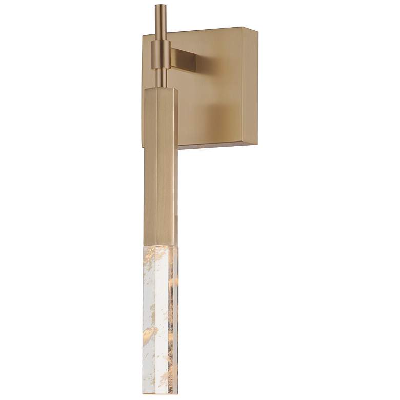Image 1 ET2 Diaphane 15 3/4" High Gold LED Wall Sconce