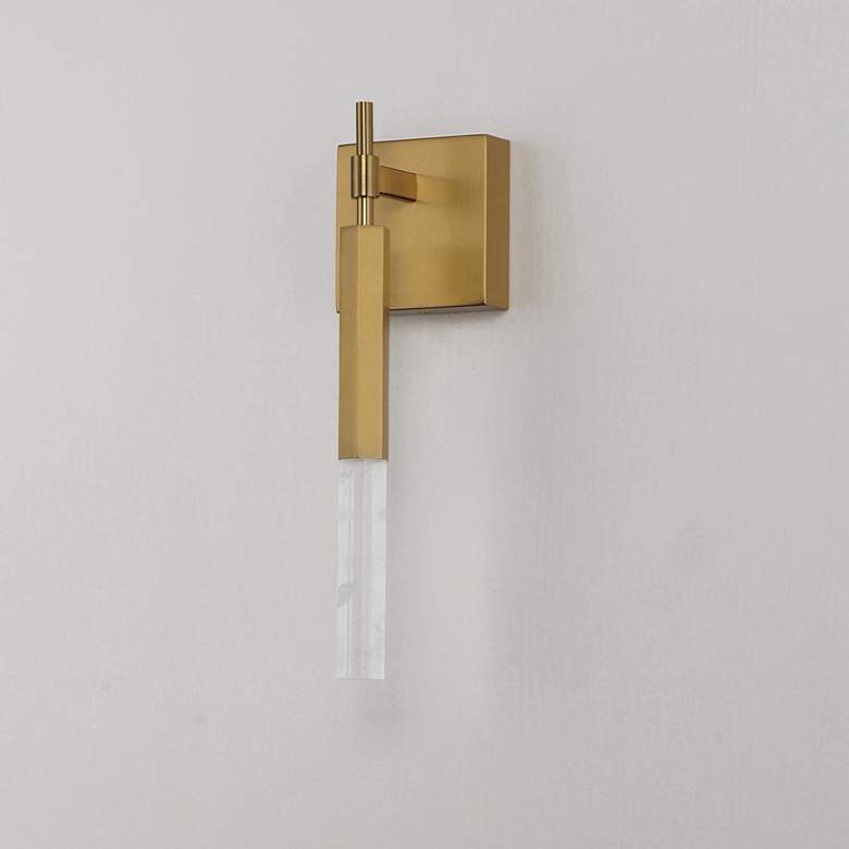 Image 4 ET2 Diaphane 15 3/4" High Gold LED Wall Sconce more views