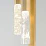 Thumbnail2 of ET2 Diaphane 9 3/4" Wide Gold LED Multi-Light Pendant more views
