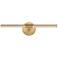 ET2 Dorian 19" Wide Gold Direct Wire LED Picture Light