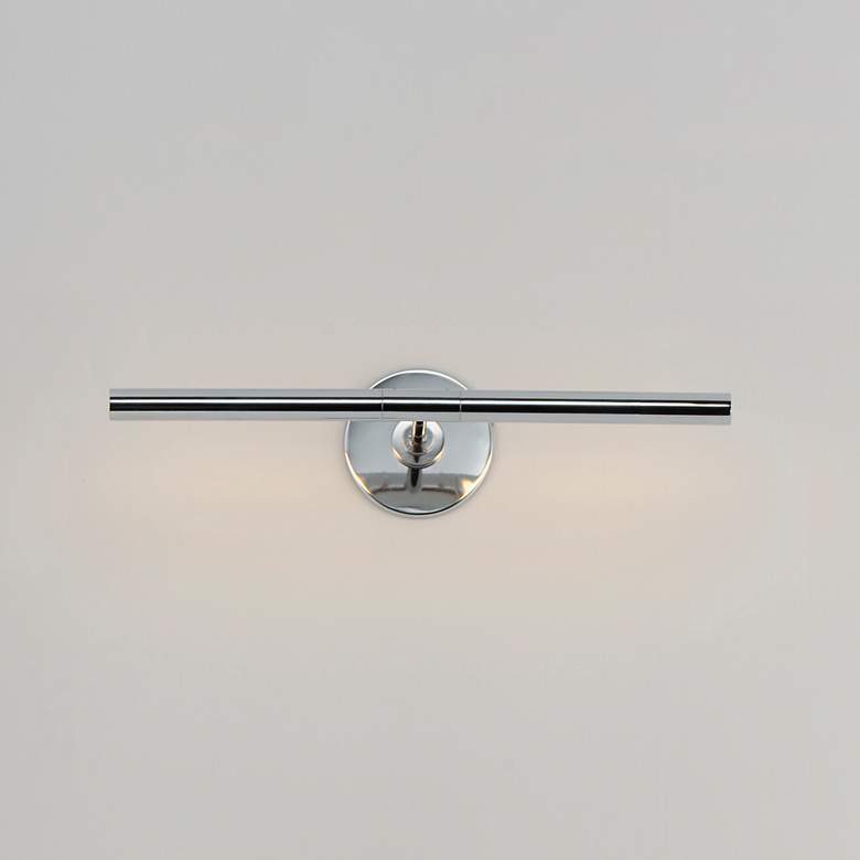 Image 1 ET2 Dorian 19" Wide Polished Chrome Direct Wire LED Picture Light