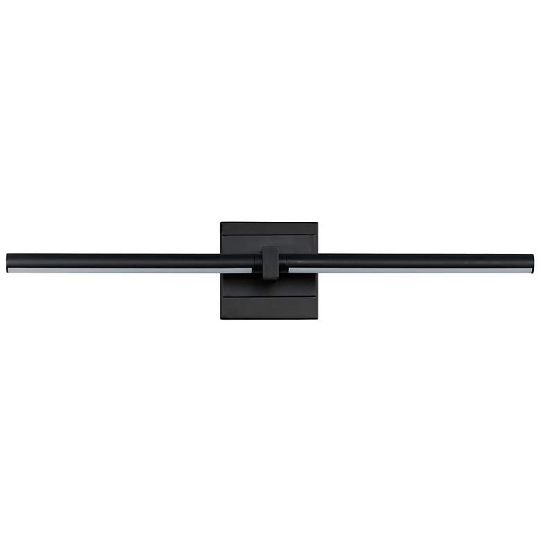 Image 1 ET2 Dorian 22 1/2" Wide Black LED Bath Light
