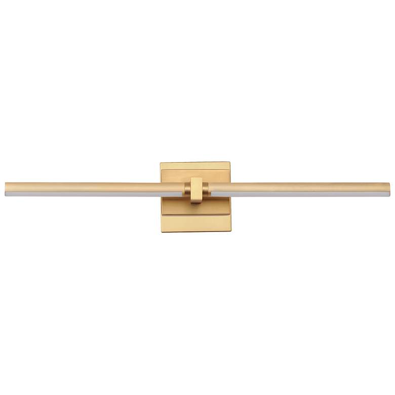 Image 1 ET2 Dorian 22 1/2" Wide Gold LED Linear Bath Light