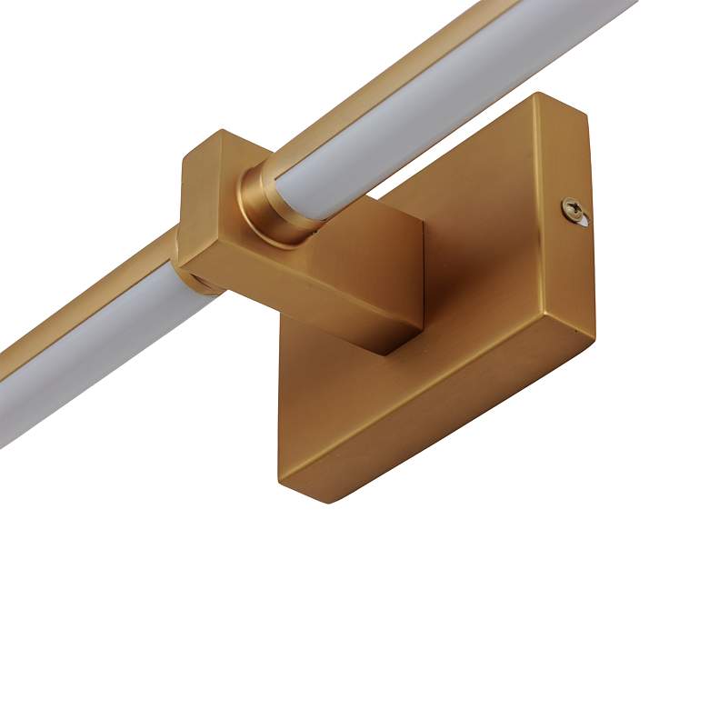 Image 6 ET2 Dorian 22 1/2" Wide Gold LED Linear Bath Light more views