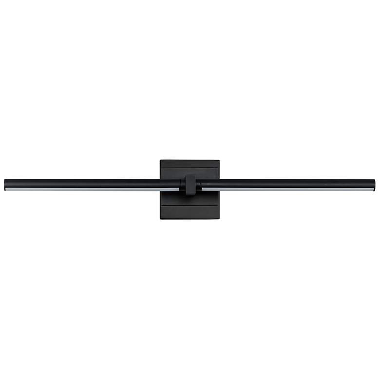 Image 1 ET2 Dorian 30 1/2" Wide Black LED Bath Light