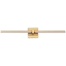 ET2 Dorian 30 1/2" Wide Gold LED Vanity Bath Light