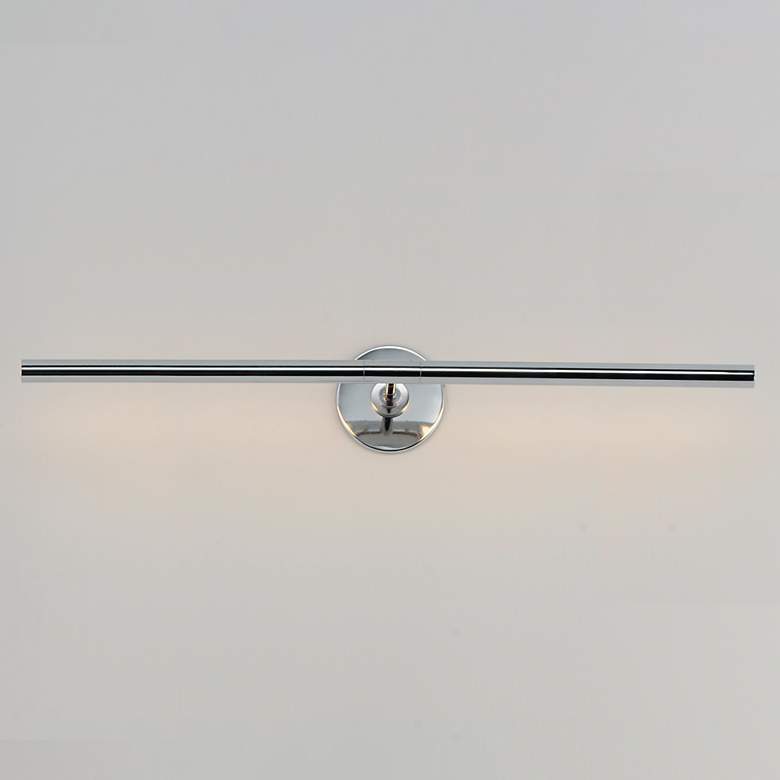 Image 1 ET2 Dorian 30 3/4"W Polished Chrome LED Bath Light