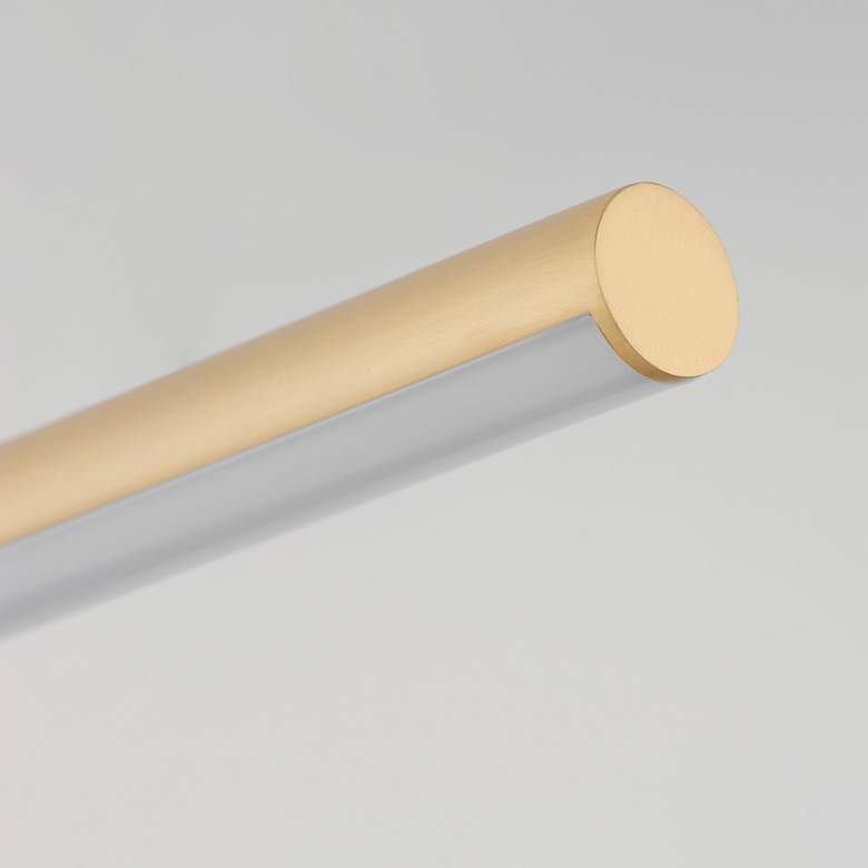 Image 2 ET2 Dorian 34 3/4" Wide Gold LED Linear Pendant more views