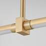 4_ET2 Dorian 34 3/4" Wide Gold LED Linear Pendant more views