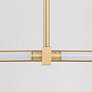 5_ET2 Dorian 34 3/4" Wide Gold LED Linear Pendant more views