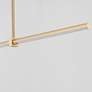 7_ET2 Dorian 34 3/4" Wide Gold LED Linear Pendant more views