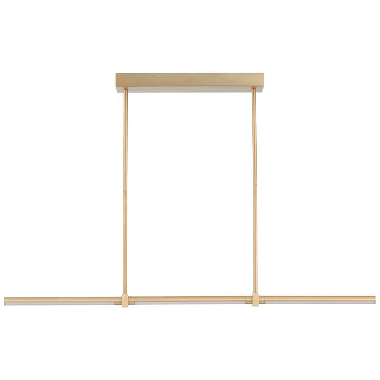Image 1 ET2 Dorian 47 1/2" Wide Gold LED Linear Pendant