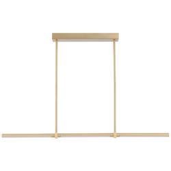 ET2 Dorian 47 1/2" Wide Gold LED Linear Pendant