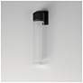 4_ET2 Dram 14 3/4" High Black Medium LED Outdoor Sconce more views