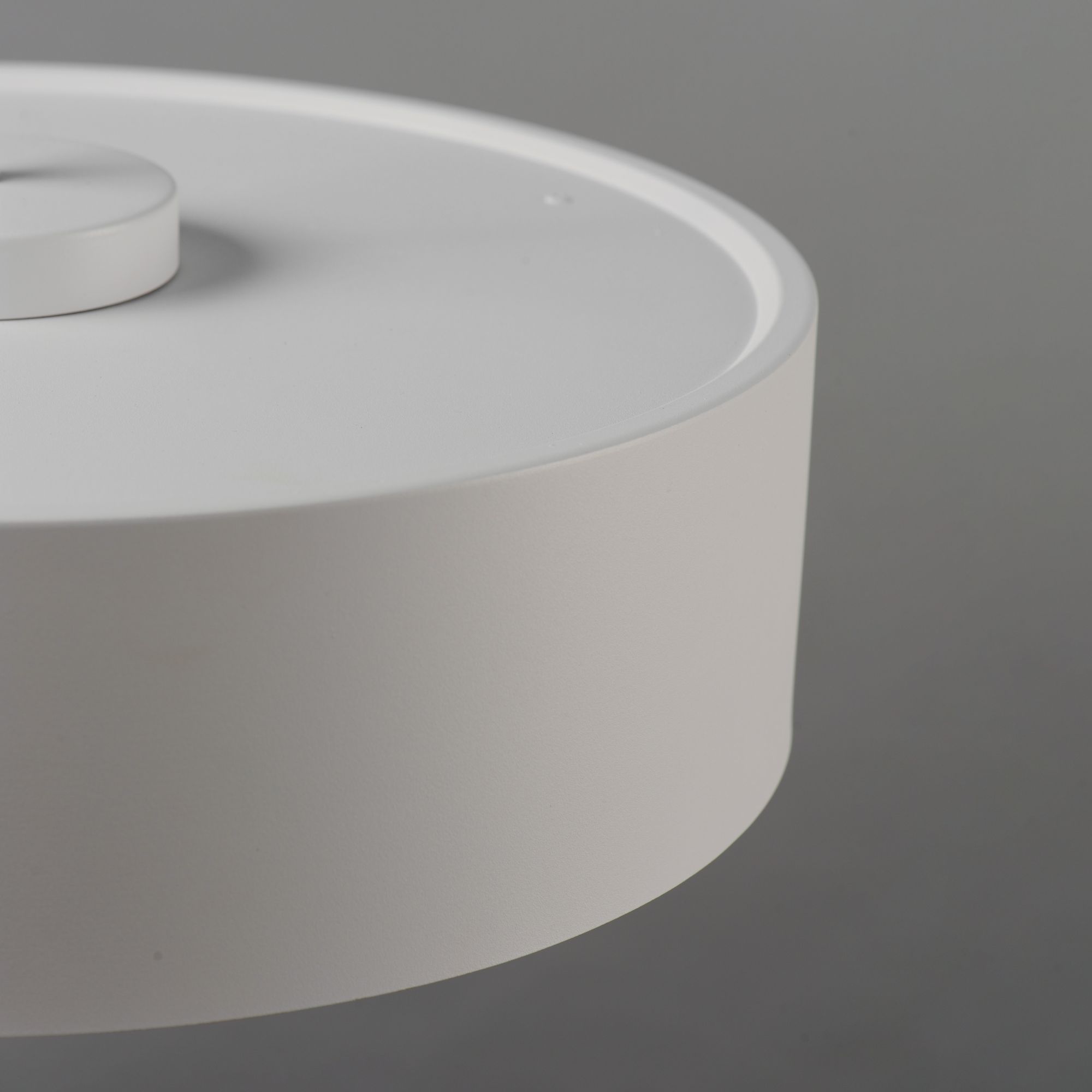 Image 6 ET2 Echo 16" Wide Gold and White Modern Drum LED Pendant Light more views