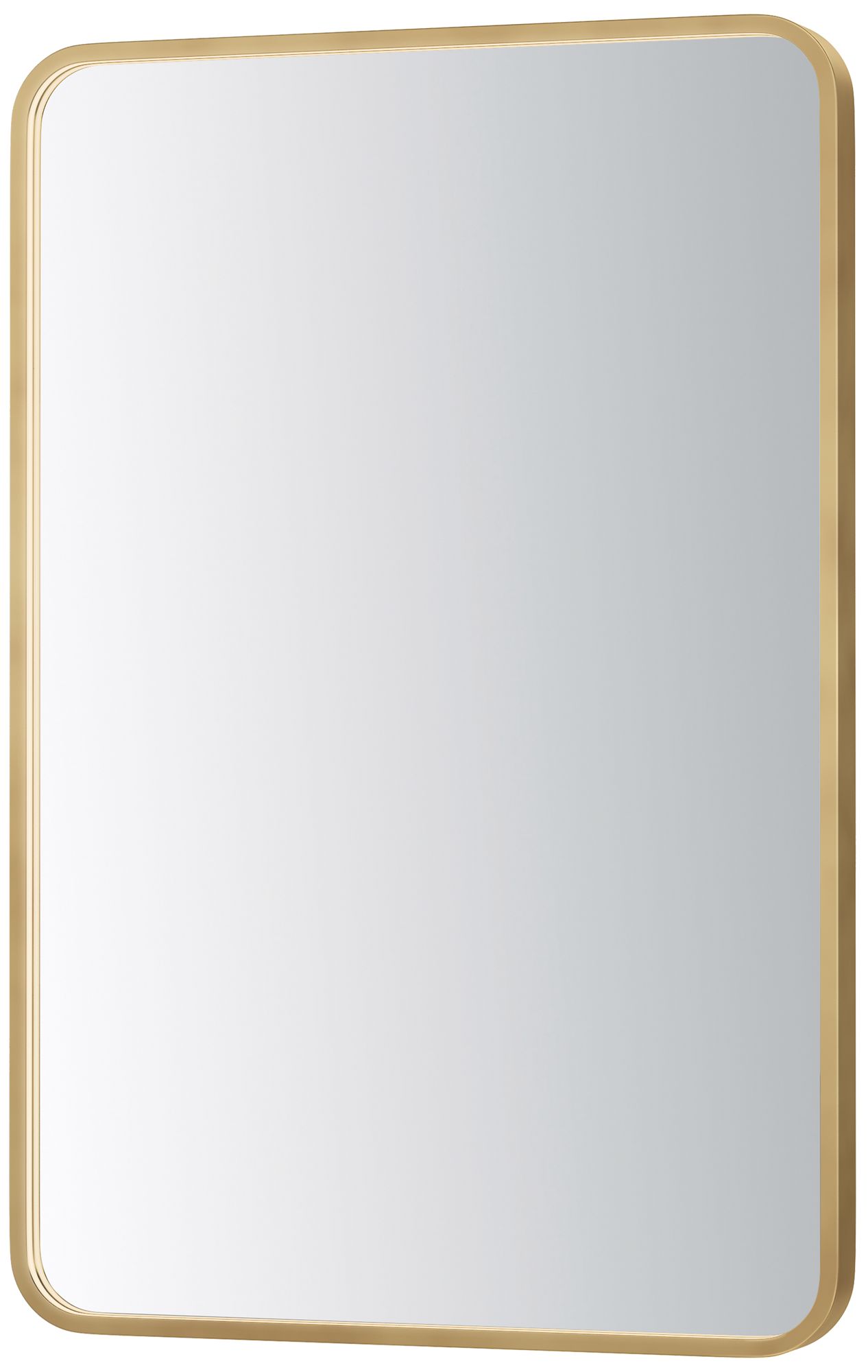 ET2 Elisse 24'' x 36'' Gold Rectangle LED Mirror