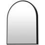 1_ET2 Elisse Arch 24"x30" Black LED Mirror
