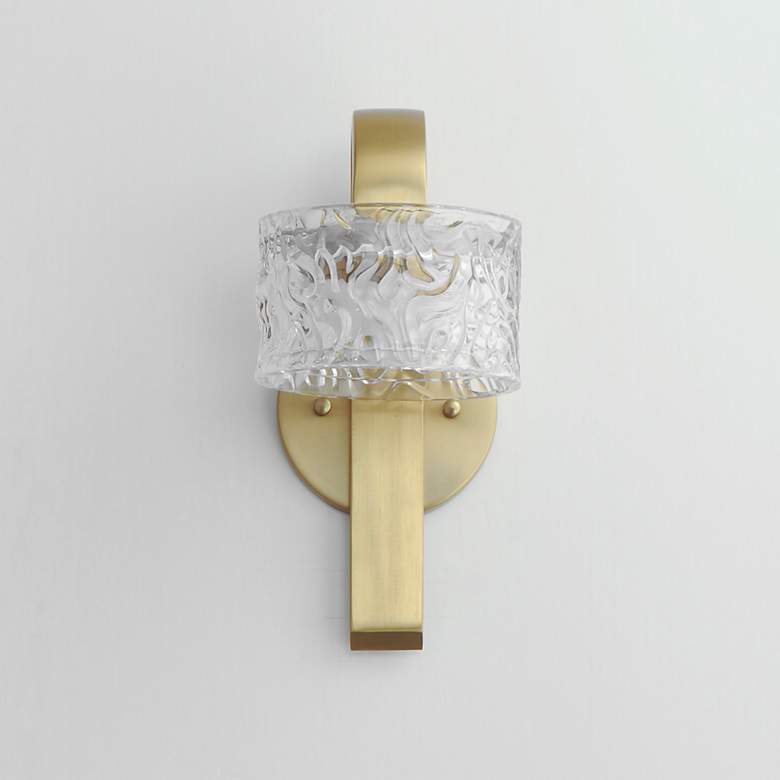 Image 5 ET2 Elysian 11 3/4" High Natural Aged Brass LED Wall Sconce more views