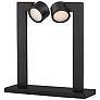1_ET2 Embrace 14 3/4" High Black 2-Light Lamp