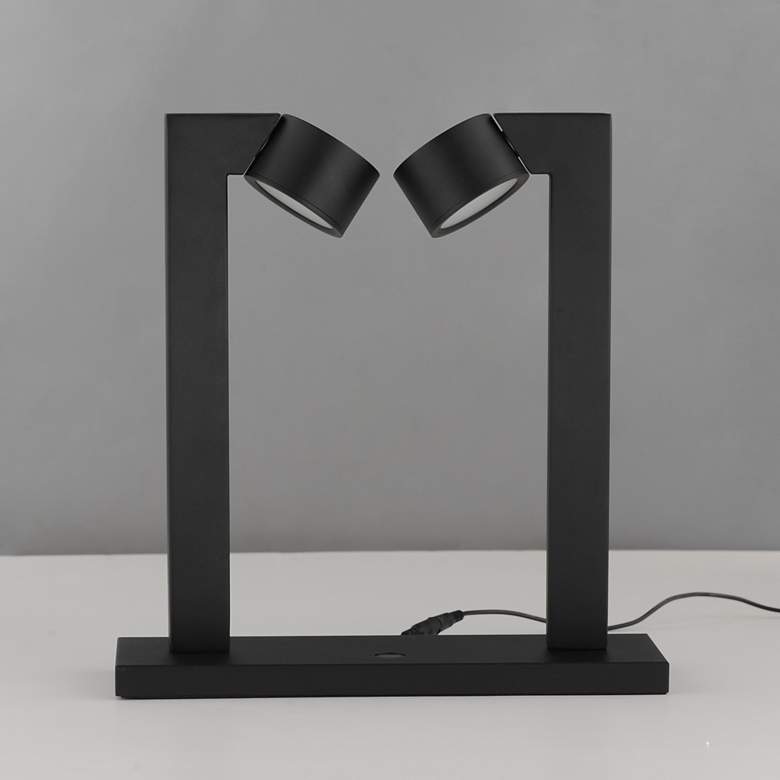 Image 2 ET2 Embrace 14 3/4" High Black 2-Light Lamp more views