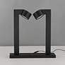 2_ET2 Embrace 14 3/4" High Black 2-Light Lamp more views