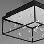 5_ET2 Entanglement 19 3/4" Wide Black Frame LED Panel Cube Ceiling Light more views