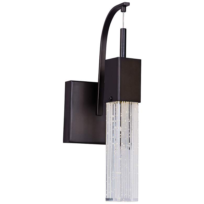 Image 2 ET2 Fizz III 14 1/2 inch High Bronze LED Wall Sconce