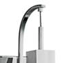 Thumbnail4 of ET2 Fizz III 14 1/2" High Modern Polished Chrome Bubble Glass Sconce more views
