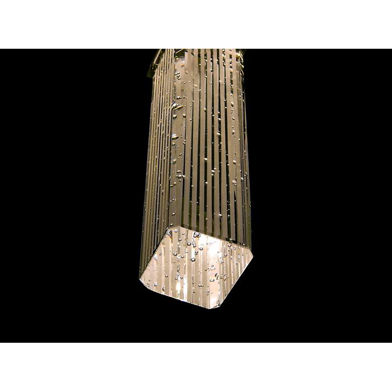 Image 5 ET2 Fizz III 4 3/4"W Polished Chrome LED Mini Pendant Light more views