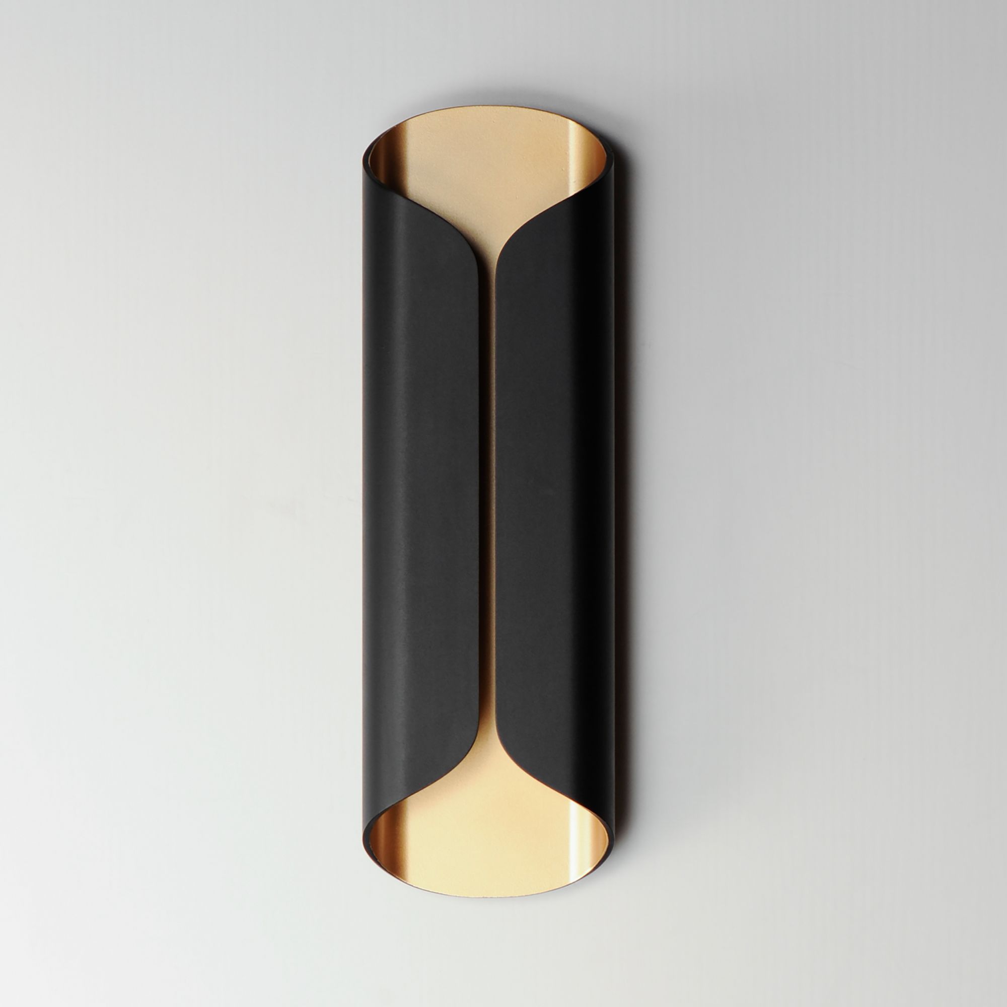 Image 3 ET2 Folio 20" High Black and Gold LED Outdoor Wall Light more views