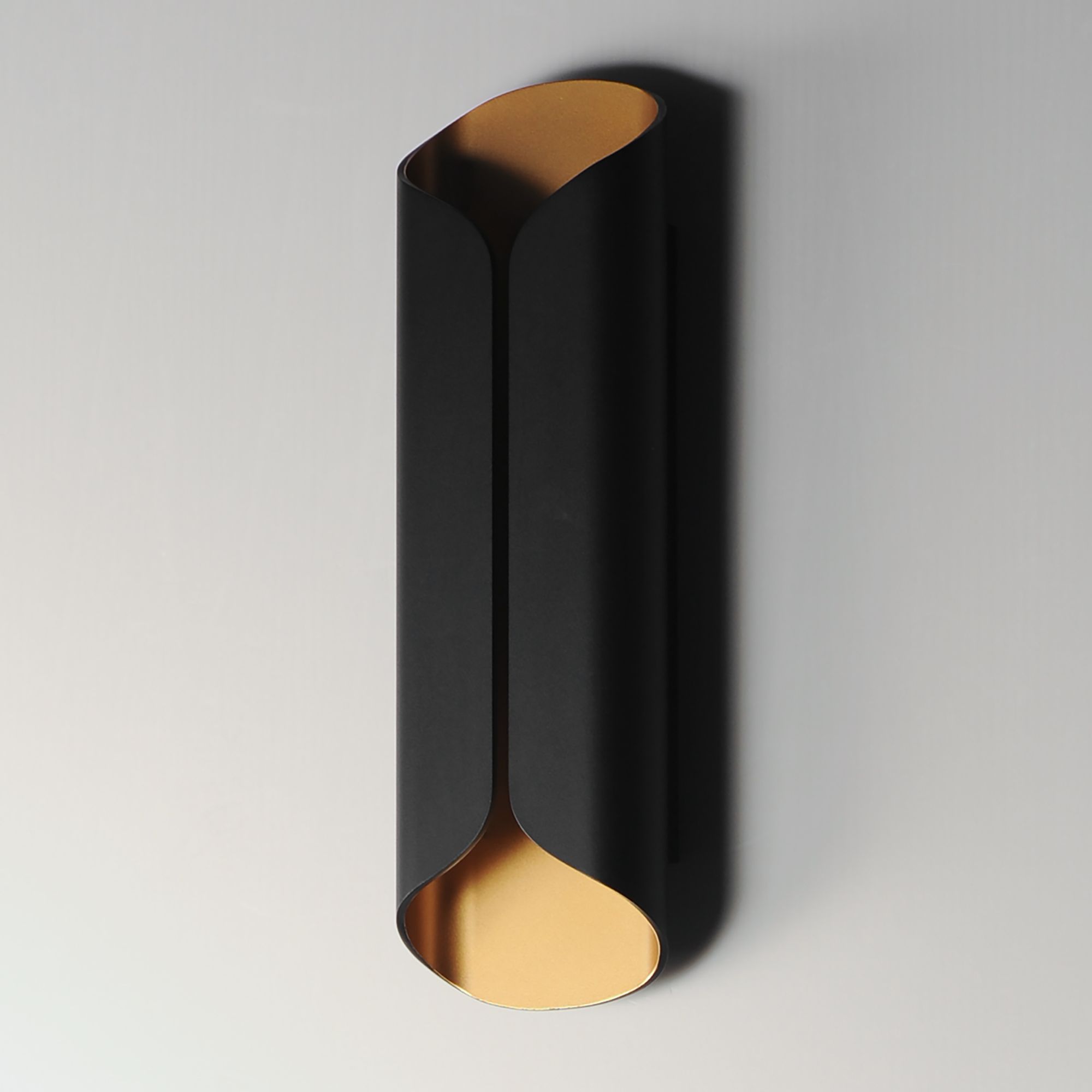 Image 4 ET2 Folio 20" High Black and Gold LED Outdoor Wall Light more views