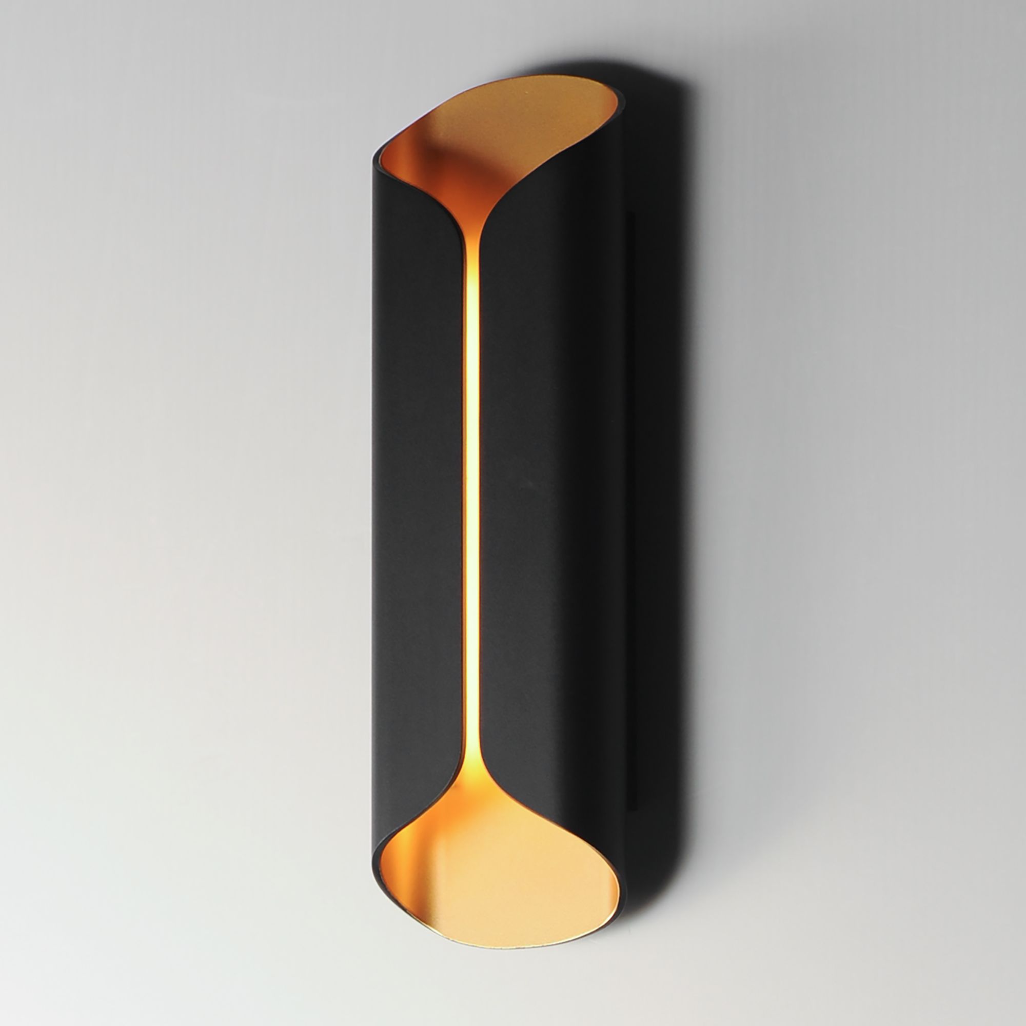 Image 5 ET2 Folio 20" High Black and Gold LED Outdoor Wall Light more views