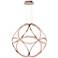 ET2 Form 34 1/2" Wide Rose Gold LED Pendant Light