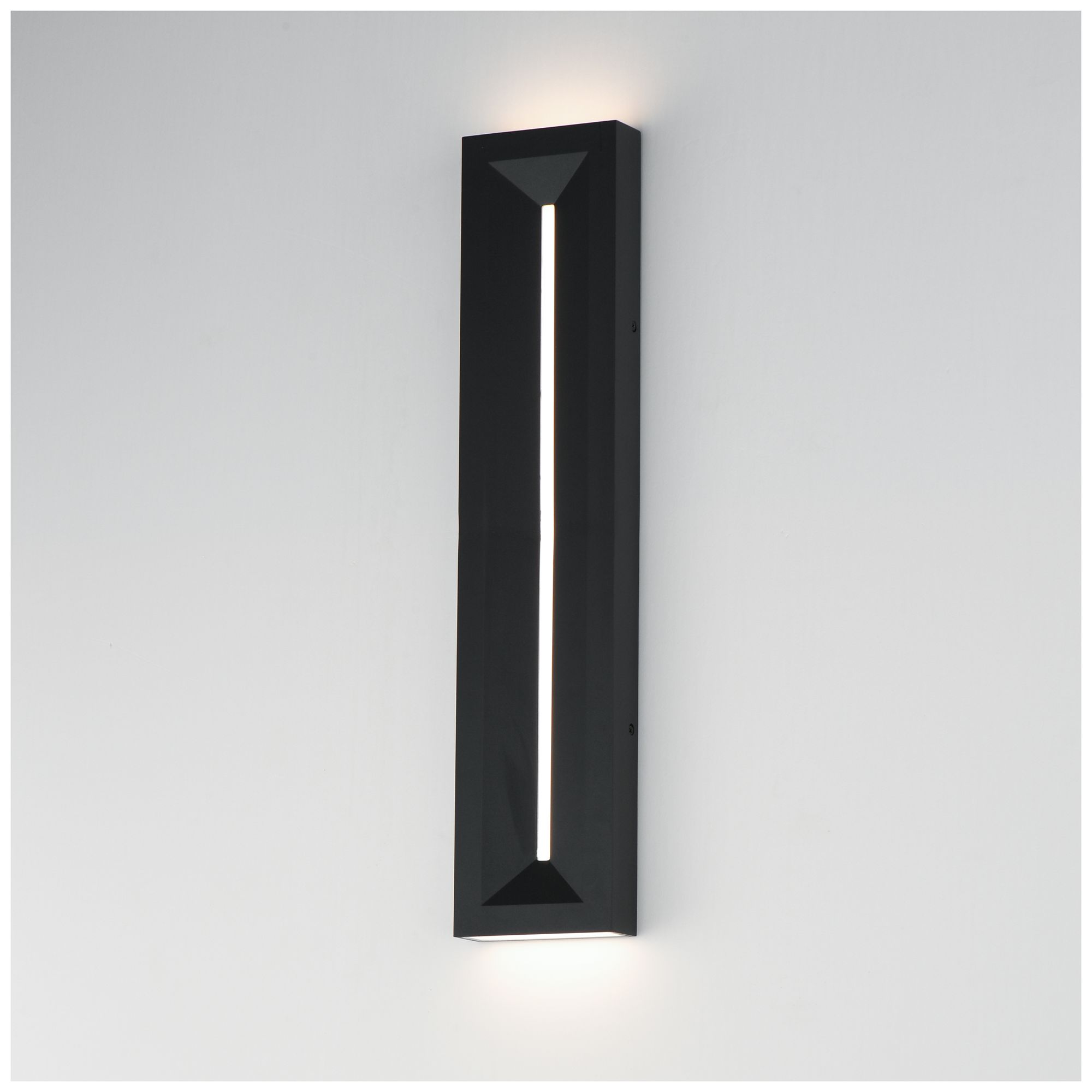 Image 5 ET2 Fosso 24" Black LED Outdoor Wall Sconce - 5cct more views